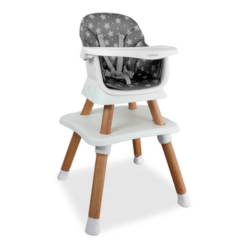 Silla Para Comer Baby Elite Dinner Gris 5 en 1 Bebesit